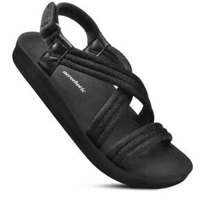 Aerothotics | Hadal Slingback Sandals, Black